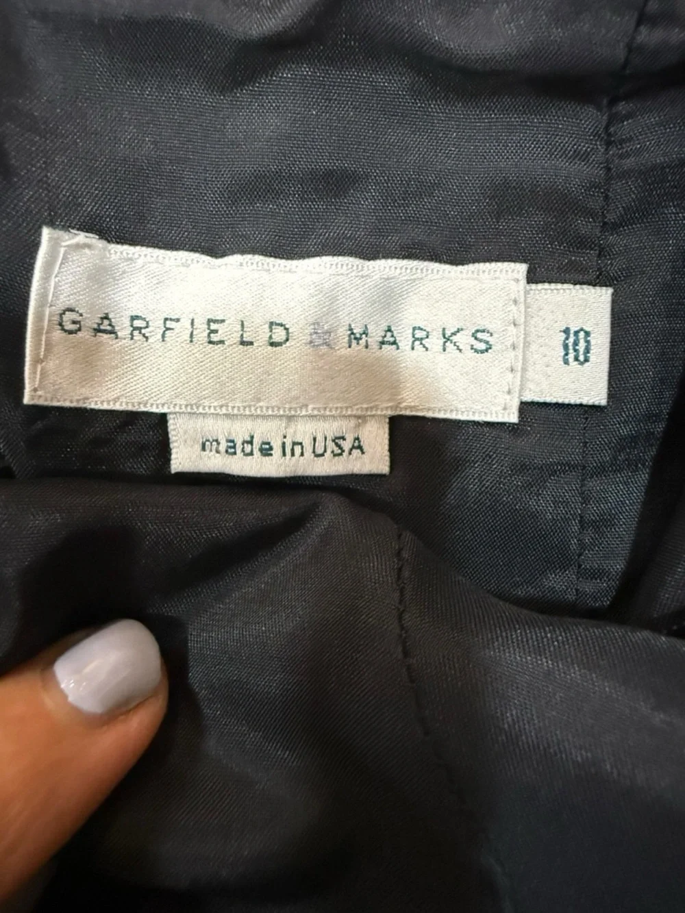 Garfield & Marks Vintage halter dress & Feather Trim Coat black size 8 and 10 - Picture 10 of 14